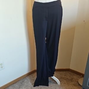 White House Black Market Navy Flare Leg Pants